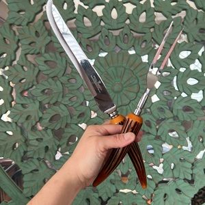 Westall Richardson Sheffield Carving Knife and Fork